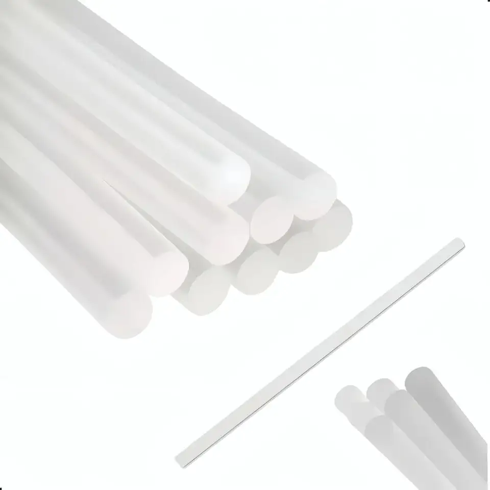 Bastão de Cola Quente 7mm Kit com 7 Unidades de 20cm Premium Alta Aderência e Secagem Rápida Ideal para Pistola de Cola Artesanato Reparos DIY e Uso Profissional
