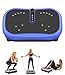 Vibrationsplatte 200W Vibration Plate Fitness mit Fernbedienung, 120 Stufen, Ultraschall & Gummifüße – für Home Workout, Muskelstraffung & Regeneration, Ideal für Frauen & Senioren