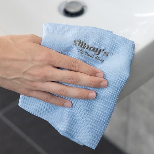 ilbay’s Hochsaugfähige Reinigungstücher [5er Pack] – Streifenfreie Reinigung ohne Reinigungsmittel für Auto, Küche, Bad und mehr – Putztuch – Geschirrtuch 40x60 cm aus Microfaser