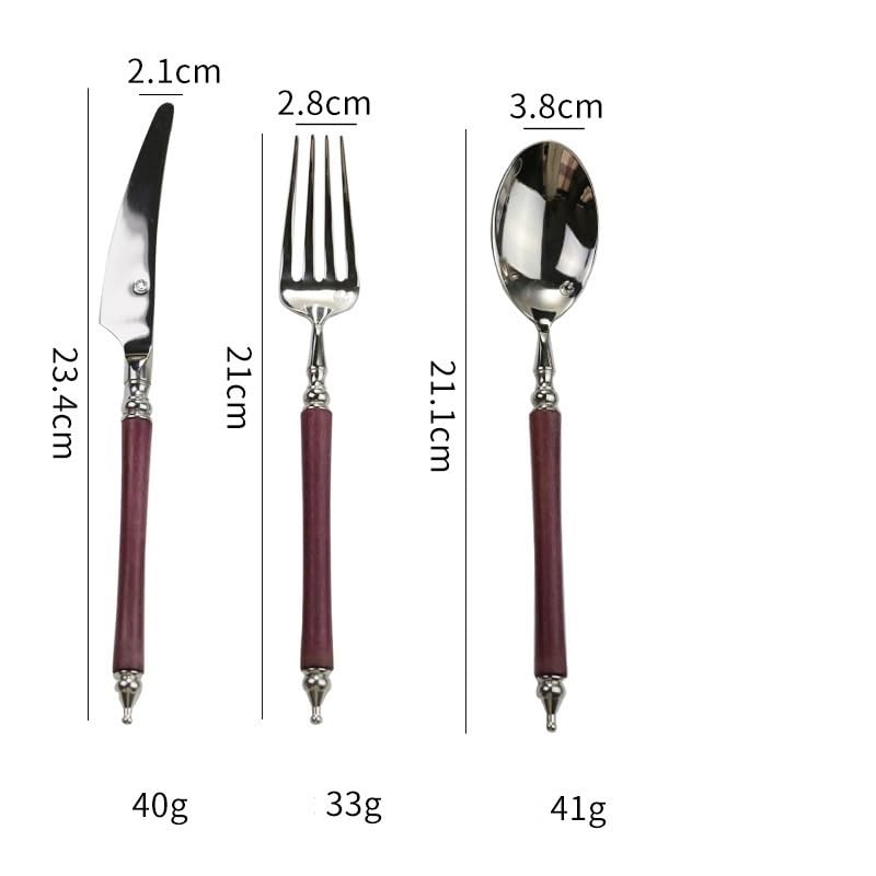 Set Cuchillos Cocina 24 Piezas Acero Inox Base miniatura 2