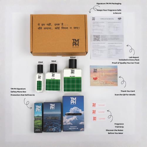 Image of TMPerfumehouseCRID irish green EDP for Men | Fresh, Green & Long Lasting Perfume Spray | Citrus, Ozonic & powdery Fragrance | Luxury Gift for Him | TMPH | 50ml