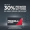 PROCELL Alkaline Intense 9V Batteries, 9-Volt Alkaline for High Drain Professional Devices, 9V Battery with Long-Lasting Power, All-Purpose Industrial Batteries, 72-Count Bulk Pack