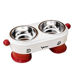 Elevated Pet Feeder – Anti-Slip Tilted | 2-in-1 Dog Bowl Stand For Small Pets And Cats, Ergonomic Dish For Indoor Use, Stable; Ideal For -Free Feeding In Living Rooms And Kitchens