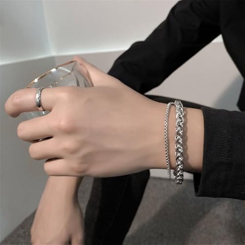 Image of Salty Alpha Anti Tarnish Bracelet for Men | Hand Bands for Boys | Wrist Bracelets for Man | Fashion Jewellery Accessories | Stylish Minimal Jewelry | Gift for Marriage, Birthday, Anniversary