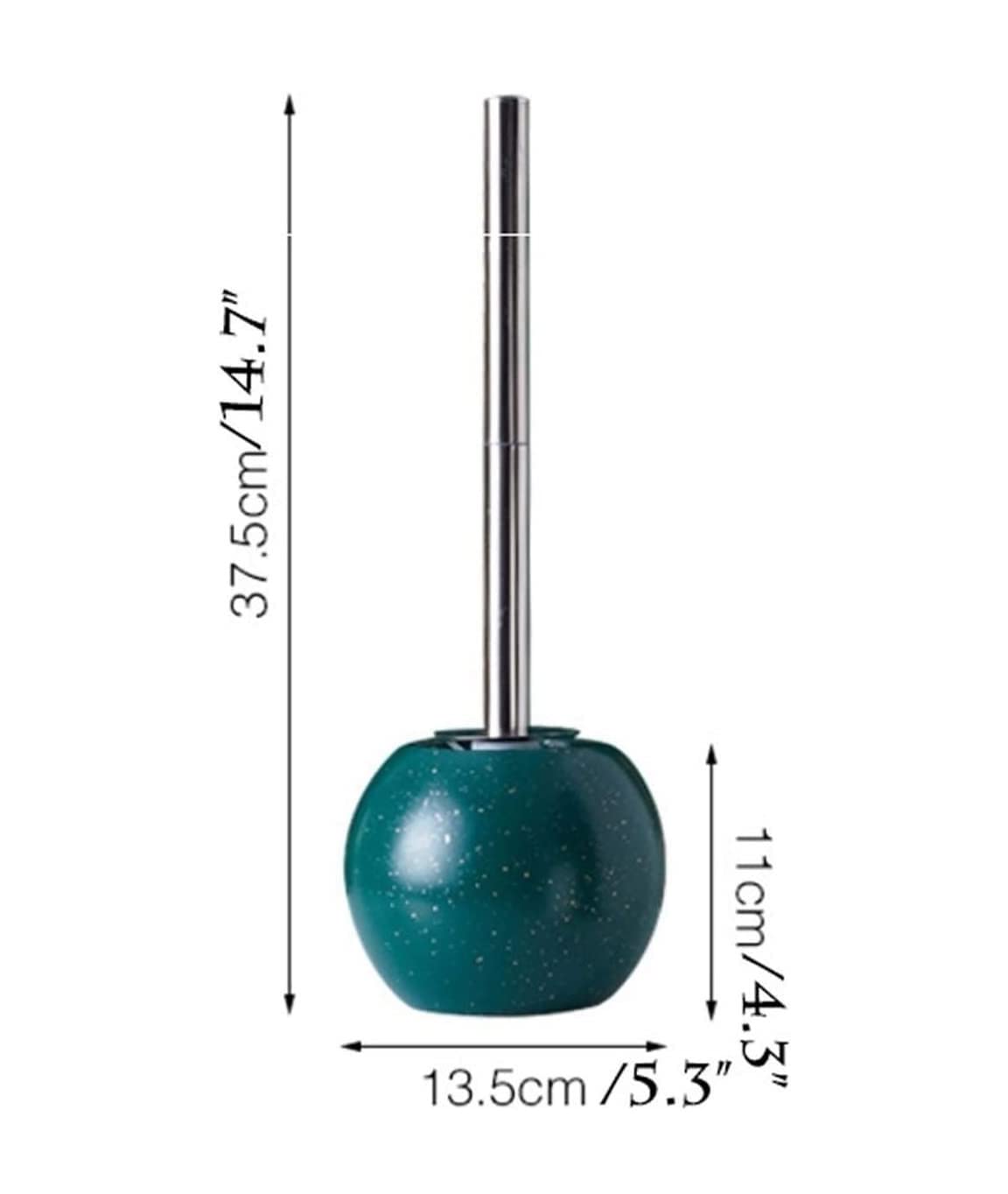 Spazzolone WC Scopino WC Spazzola WC Scopino Rotondo In Ceramica E Supporto Set Di Strumenti Per La Pulizia Spazzola E Supporto Per WC Con Base Circolare Antiscivolo Scovolino WC Scopettino WC Scopino