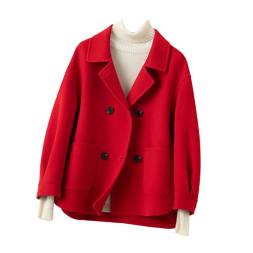 Chaqueta de tweed para el día a día un abrigo de cachemira holgado ideal para invierno