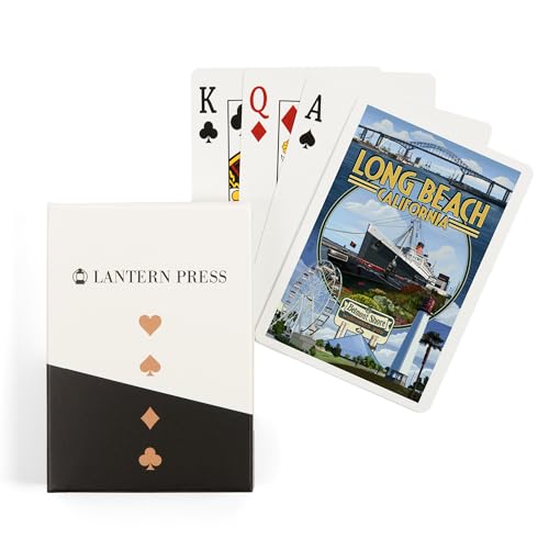 Baraja de Poker Lantern Press Long Beach, 52 cartas