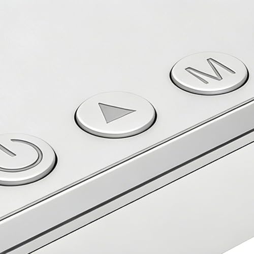 Réveil intelligent à affichage LED et chargeur induction blanc - 7