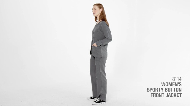 Amazon.com: WonderWink Womens Four-Way Stretch Sporty Snap