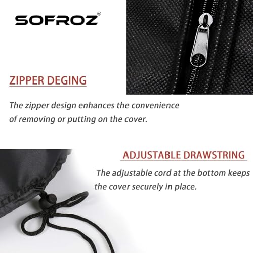 Image of Protective Cover for Home Gym Set, Waterproof & Dustproof Cover for Gym Station /Home Excersize Equipment Set - Indoor or Outdoor (Black)