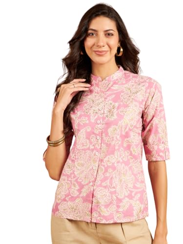Image of Modeve Women Cotton Top for Summer