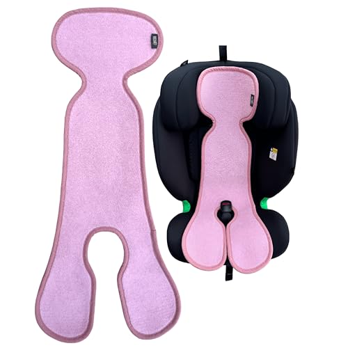 HECKBO Housse de siège d’été pour enfant – Coussin anti-transpiration pour siège auto et poussette – Convient aux harnais à 3 et 5 points – Groupe...
