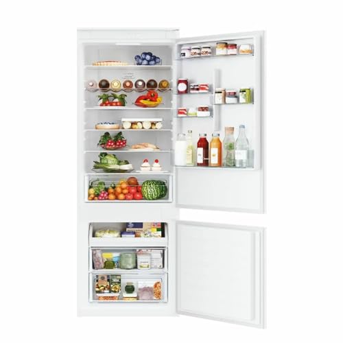 Candy Cbt7719Ew - Frigorifero Combinato, Installazione Incasso, 364 Litri, No Frost, Classe Energetica E