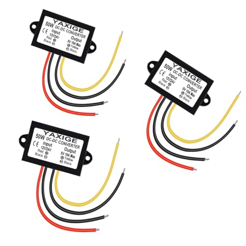 Convertisseur 12V 24V vers 5V 10A pour éliminer les baisses de tension auto