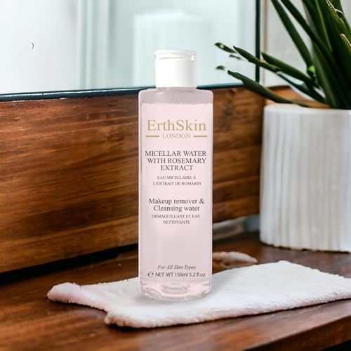 ErthSkin London Micellar Water with Rosemary Extract, Makeup Remover & Cleansing Water, 150ml, For All Skin Types - Image 4
