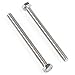10PCS M8 Hex Bolt, Stainless Steel M8-1.25 x 100mm Hex Head Screw Bolts, A2-70(304) Fully Threaded Hex Tap Bolts