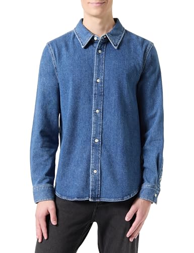 Chemise à manches longues Calvin Klein homme en coton haut de gamme de créateur