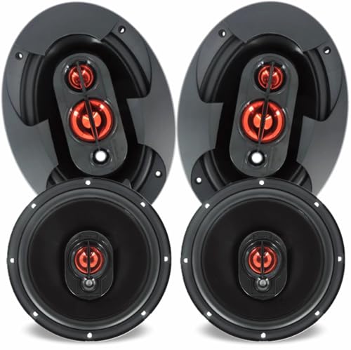 Kit Facil Bomber BBR 2 Alto Falantes 6x9' 130W + 2 Alto Falantes 6' 110W - 4 Ohms