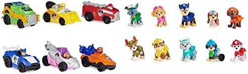 PAW Patrol, True Metal Movie Gift Pack of 6 Collectible Die-Cast Toy Cars & 10th Anniversary, All Paws On Deck Toy Figures Gift Pack with 10 Collectible Action Figures, Kids Toys for Ages 3 and up