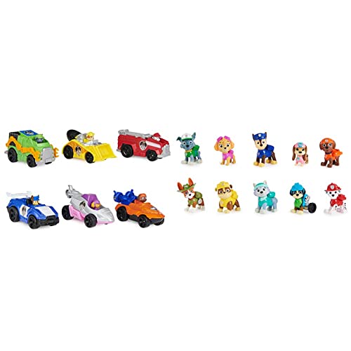 Paw Patrol, True Metal Movie Gift Pack Of 6 Collectible Die-Cast Toy Cars & 10Th Anniversary, All Paws On Deck Toy Figures Gift Pack With 10 Collectible Action Figures, Kids Toys For Ages 3 And Up #TOP22