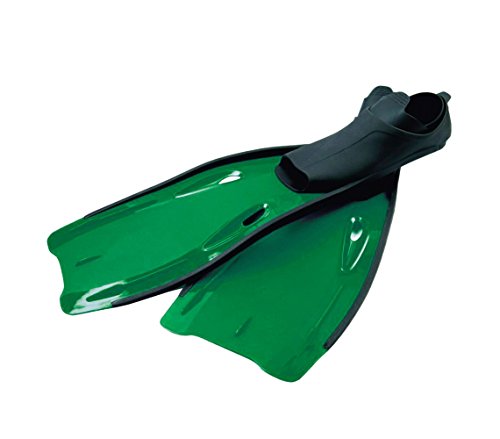 mws Pinne Immersione Bambino Scarpetta Chiusa e Pala in Gomma Vari Colori e Taglie (Verde Scuro, 37/38)