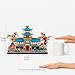 MythBricks Suzhou Garden Micro Building Blocks for Adults - 2350pcs Chinese Architecture Model Kit with Numbered Bags, Cherry Blossom Pagoda Display Toy, Challenging DIY Project Gift
