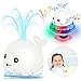 Seamuing Juguetes de Baño Para Bebés, 2 En 1 Baño de Agua de Aerosol de Juguete de Inducción Automática Ballena Rociador con Luz Led Juguete de Fuente Musical para Niños Bebé