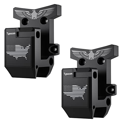 Tyseam Gun Wall Mount for 223/5.56 Rifle + Magazine, AR Wall Mount Holder, AR Rifle Wall Rack Runner Mount with Strong and Solid PA Material Withstand 300Lbs of Tension(2-Pack)