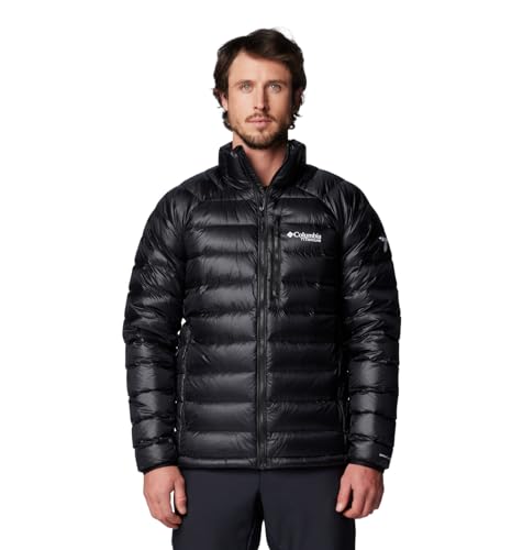 Columbia Men's Arctic Crest Down Jacket, Black, Large