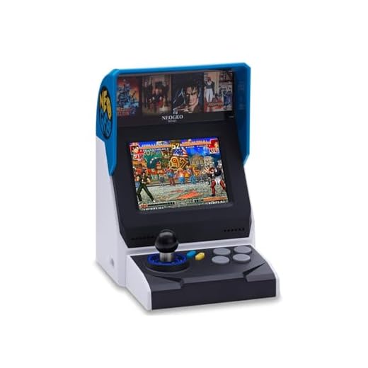 Neo Geo Mini Arcade Game Console, 4.3-inch Display, Joystick and Buttons
