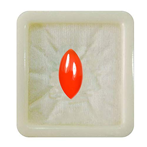 Image of Real Certified Carnelian Gemstone 2.25 Ratti 10.25 Ratti Raat-Ratua Upratna Meash Rashi Ratan Oval, Pear, Rectangle, Round Shape Chakra Healing Mangal (Mars) Stone Art and Craft Supplies
