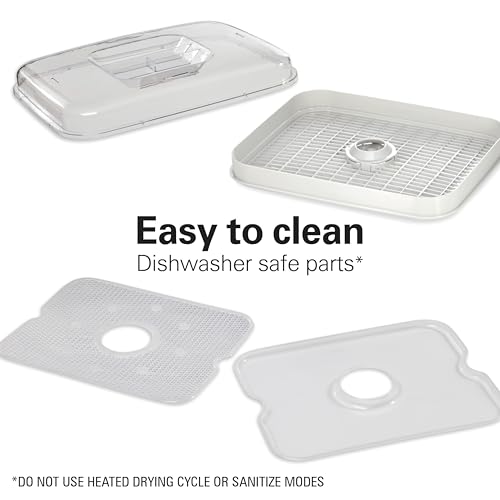 Hamilton Beach Digital Food Dehydrator for Fruit and Jerky, Vegetables and More, 5 Trays, Adjustable Temperature, 48 Hour Timer + Auto Shutoff, Grey (32100A) by Hamilton Beach - Image 6