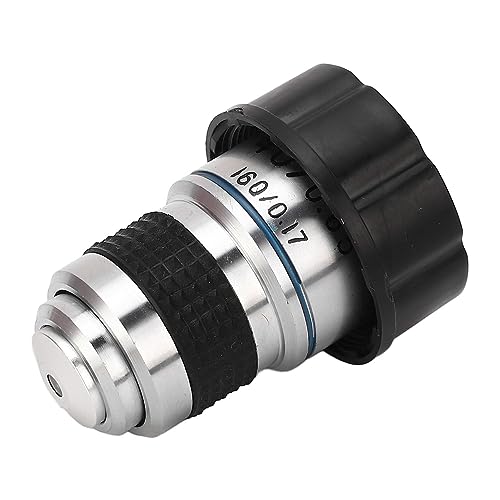 flexman 40X Plan Achromatic Objective Lens, RMS Thread Microscope Objective Lens with Storage Container for Scientific Research