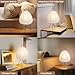 Japanese Rice Paper Lamp,Table Lamps for Living Room,Paper Lanterns,Noguchi Akari Japandi Lamp,Japanese Decor Desk Light,Tripod Table Lamps for Bedroom,Bedside or Tabletop,E26 Base,Button Control