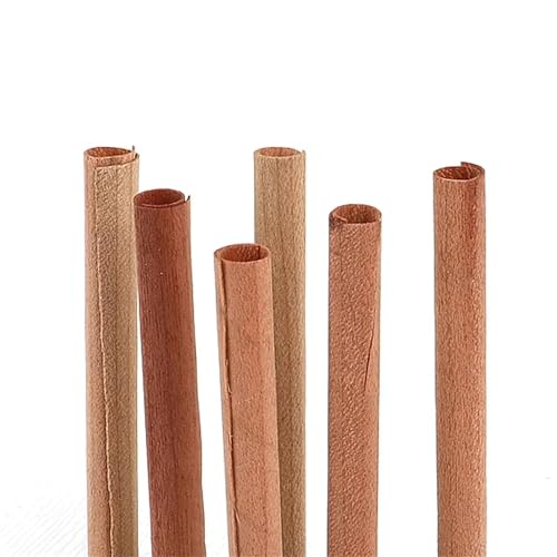 Mechas de madera para velas 30 unidades 10x120mm miniatura 5