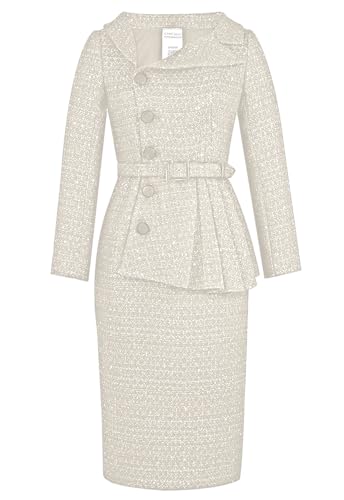 Robe blazer en tweed à paillettes : l'alliance du chic et du luxe
