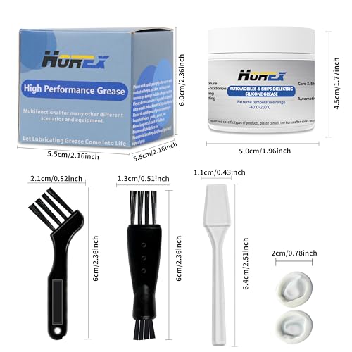Image of Automotive Dielectric Silicone Grease 50g Electrical Terminal Lubricant Battery Connector Protect Components Waterproof Anti Corrosion Rust for Marine Car Wire Connect Plugs Ports Vacuum Servo