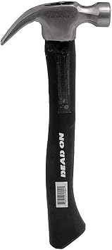 Dead On Tools - Graphite Hammer, Smooth Face 16 oz. (DO16-GS), Black
