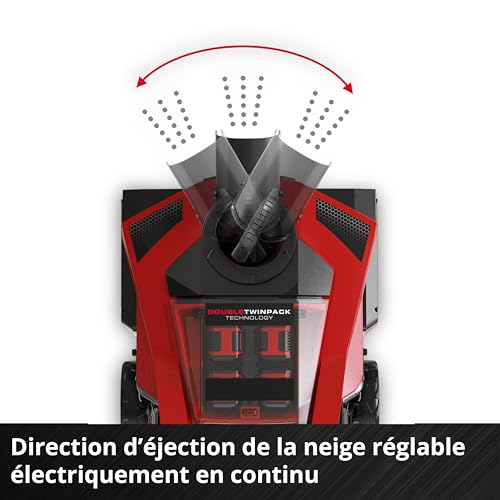 Fraise à sans fil ? GP ST 3653 Li E BL Solo ? 36 V ? Largeur 53 cm ? Éjection réglable 220° ? Moteur Brushless ? Sans batterie - vue 10