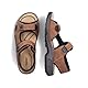 Rieker Herren geschlossene Sandalen 26156, Männer Sandalen,Sommerschuhe,Freizeitschuhe,offene Schuhe,Strandschuhe,braun Kombi (25),45 EU / 10.5 UK