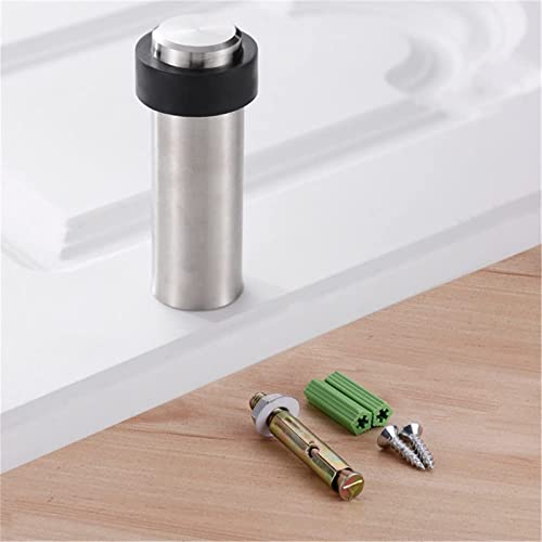 Batente de porta montado na parede Batente de porta anticolisão de borracha, batente de porta cilínd