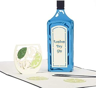 Cardology - Gin Pop Up Card - Mothers Day Cards - Birthday Card for Gin Lovers