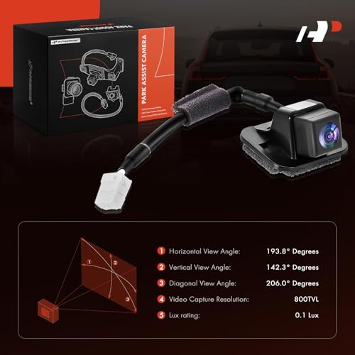 Image of A-Premium Rear View Backup Camera Compatible with Honda | Parking Camera for 2013 2014 2015 Accord Sedan - Replace# 39530-T2A-A01