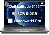 Dell Latitude 5440 Business Laptop (14' FHD Anti-Glare, Intel 10-Core i5-1345U vPro (Beats i7-1255U), 16GB RAM, 512GB SSD) 1080p IR Webcam, 2 x Thunderbolt 4, Ethernet, Wi-Fi 6E, Win 11 Pro w/Copilot