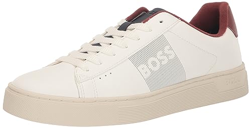 BOSS Men's Rhys Low Profile Cupsole Sneaker with Side Logo - Main Image