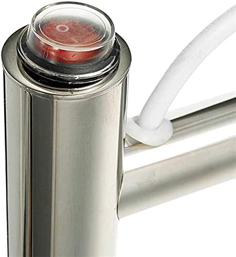 Toallero de pared con calefacción en acero inoxidable elegante y duradero 6