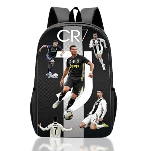 yumcute Football9 Backpack Kindergarten Girls Boys Kids Football Star School Bag for Aged 3-12 Years Children Rucksack Boys Girls Casual Travel Bag36cm x 24cm x 11cm Toddler Schoolbag for Kids