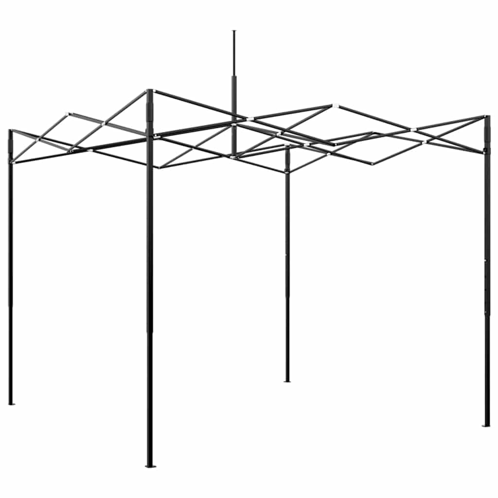 Invernadero con marco emergente verde 290 x 290 x 315 cm de hierro resistente a la intemperie para jardín, balcón o terraza, invernadero robusto con ventana, cubierta y estructura estable