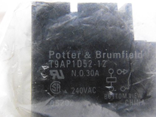 Potter & Brumfield T9AP1D52-12 Power Relay 30A 240VAC 28VDC