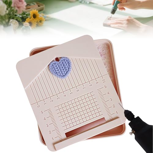 Kculswin Polymer Clay Earring Drill Guide with Dust Collector Box, Clay Earrings Drill Stand with Catch Bin, Polymer Clay Earring Cutters Tools